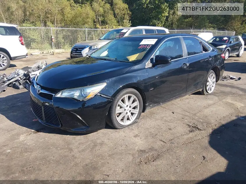 2016 TOYOTA CAMRY VIN 4T1BF1FK2GU263000 — фото 2