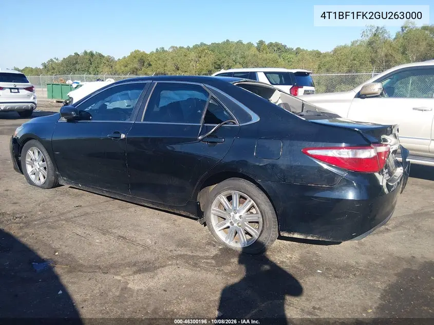 2016 TOYOTA CAMRY VIN 4T1BF1FK2GU263000 — фото 3