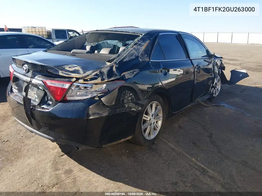 2016 TOYOTA CAMRY VIN 4T1BF1FK2GU263000 — фото 4