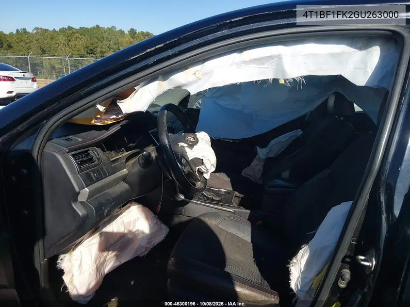2016 TOYOTA CAMRY VIN 4T1BF1FK2GU263000 — фото 5
