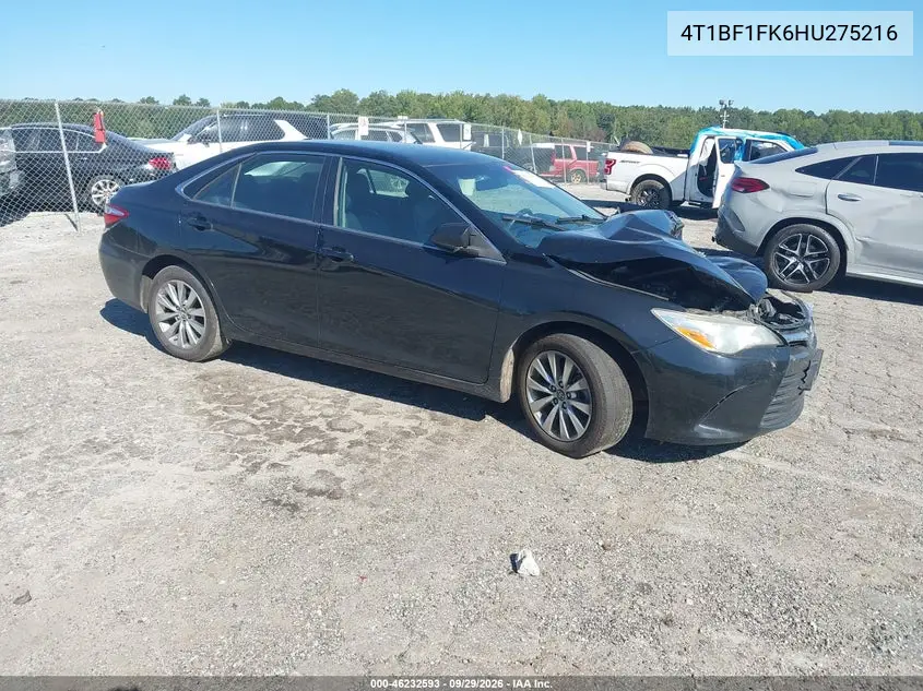 TOYOTA CAMRY 2017, VIN 4T1BF1FK6HU275216
