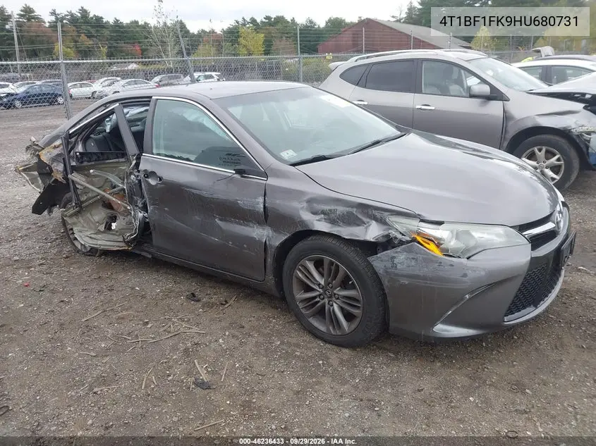 TOYOTA CAMRY 2017, VIN 4T1BF1FK9HU680731