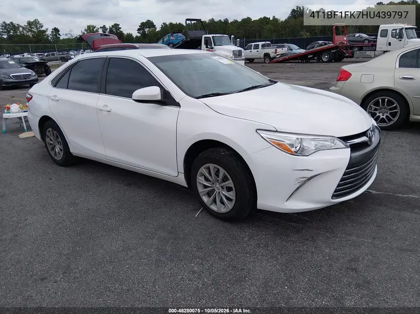 TOYOTA CAMRY 2017, VIN 4T1BF1FK7HU439797