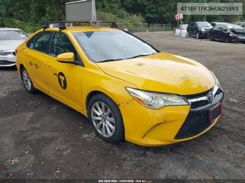 TOYOTA CAMRY 2017, VIN 4T1BF1FK3HU621593