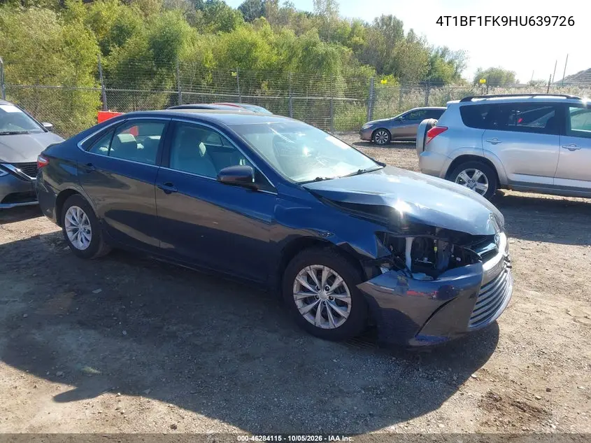 TOYOTA CAMRY 2017, VIN 4T1BF1FK9HU639726