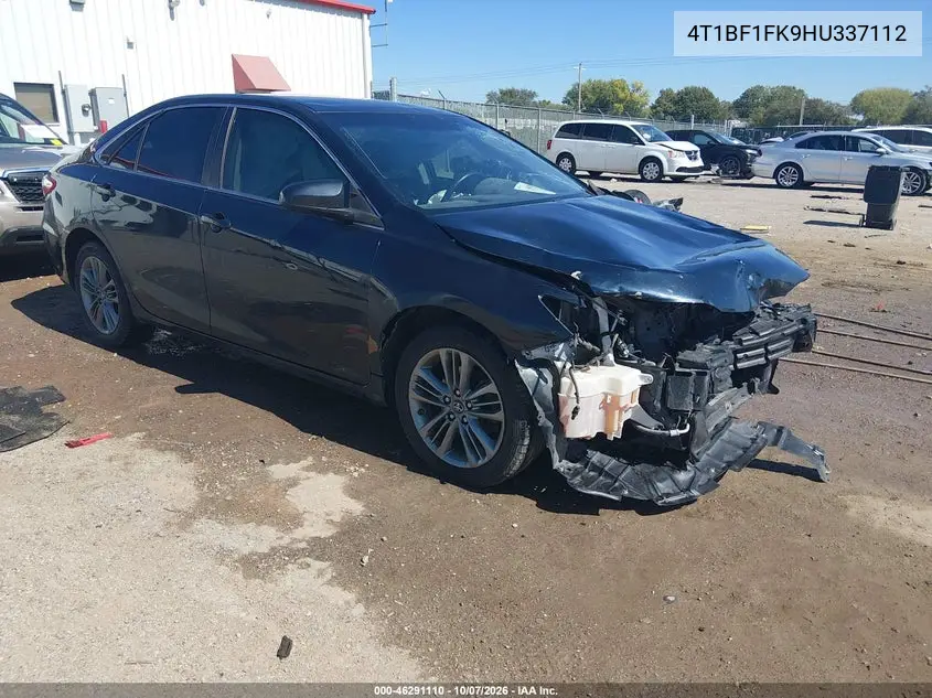 TOYOTA CAMRY 2017, VIN 4T1BF1FK9HU337112