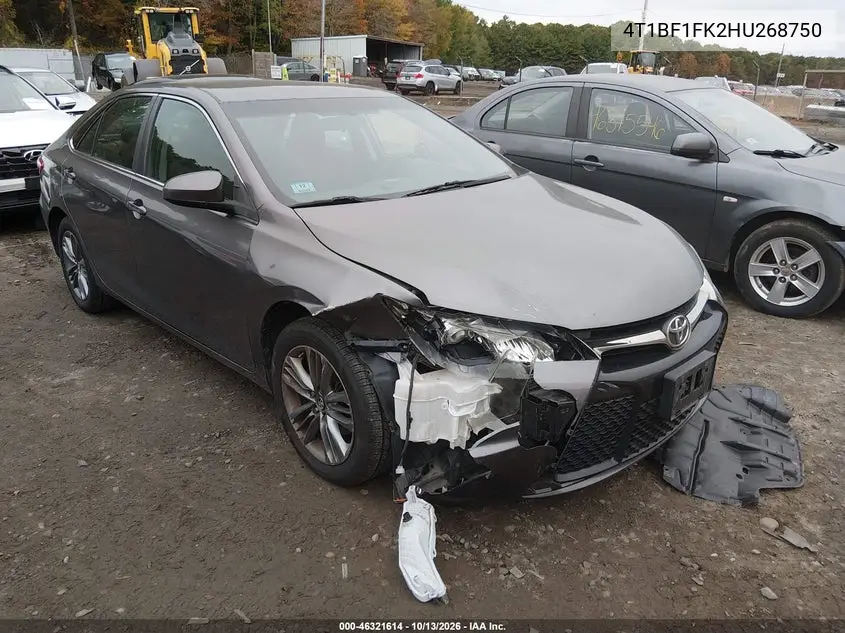 TOYOTA CAMRY 2017, VIN 4T1BF1FK2HU268750