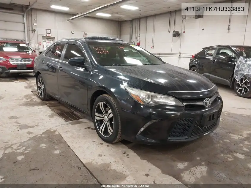 TOYOTA CAMRY 2017, VIN 4T1BF1FK7HU333883