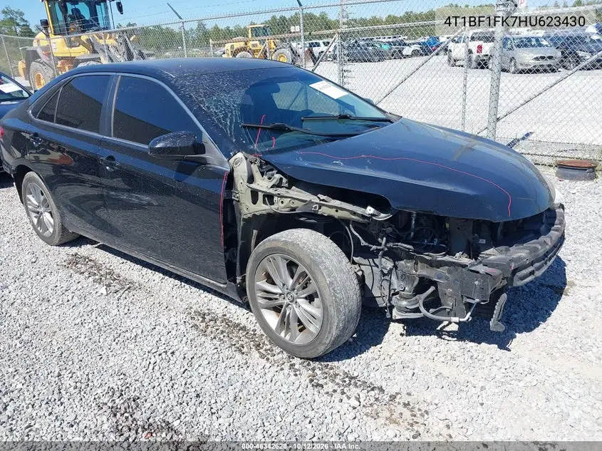 TOYOTA CAMRY 2017, VIN 4T1BF1FK7HU623430
