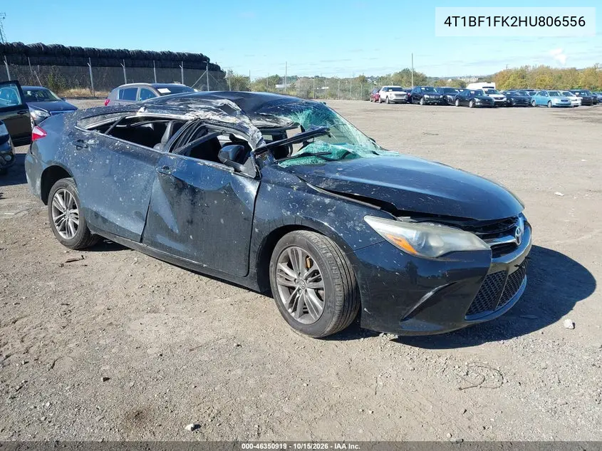 TOYOTA CAMRY 2017, VIN 4T1BF1FK2HU806556