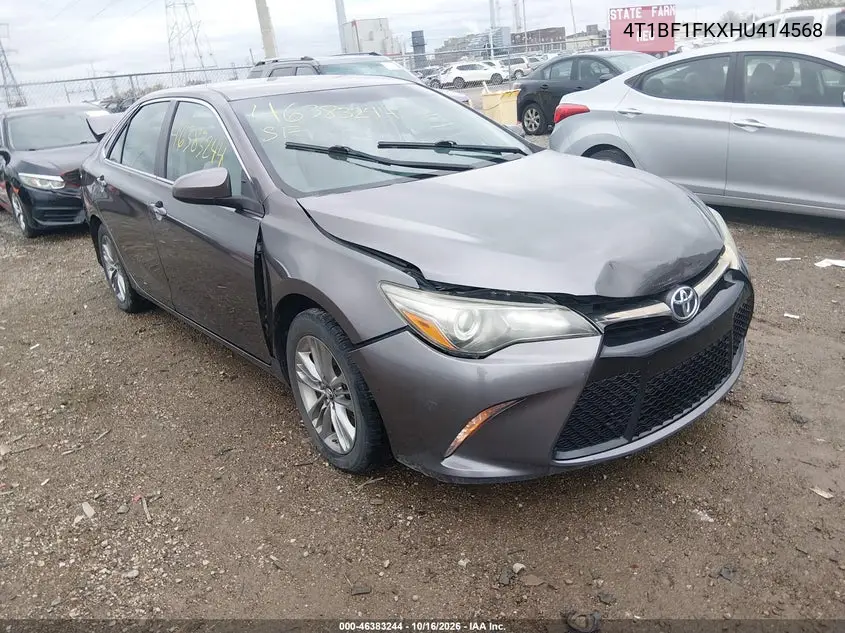 TOYOTA CAMRY 2017, VIN 4T1BF1FKXHU414568