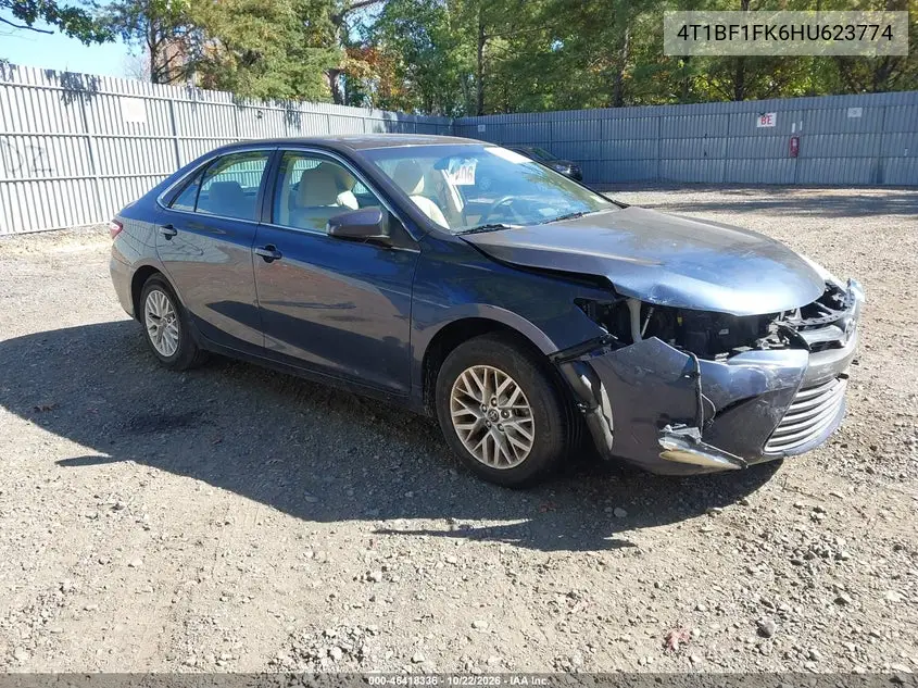 TOYOTA CAMRY 2017, VIN 4T1BF1FK6HU623774