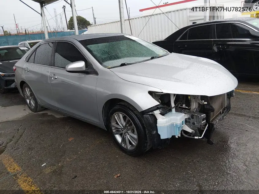 TOYOTA CAMRY 2017, VIN 4T1BF1FK7HU782576