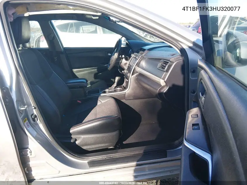 TOYOTA CAMRY 2017, VIN 4T1BF1FK3HU320077