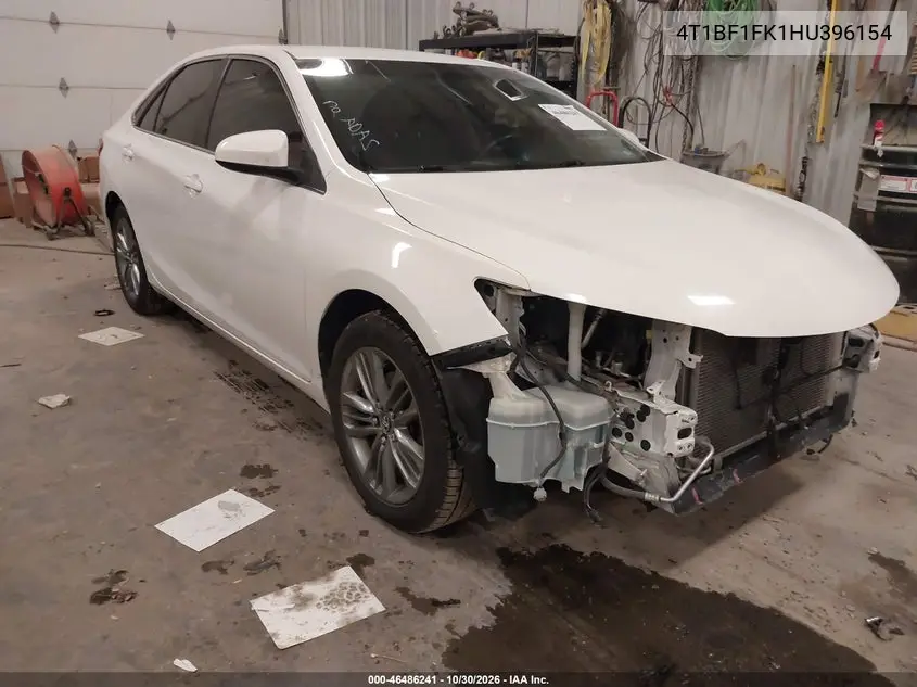 TOYOTA CAMRY 2017, VIN 4T1BF1FK1HU396154