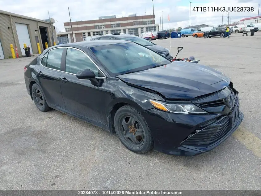 TOYOTA CAMRY 2018, VIN 4T1B11HK3JU628738