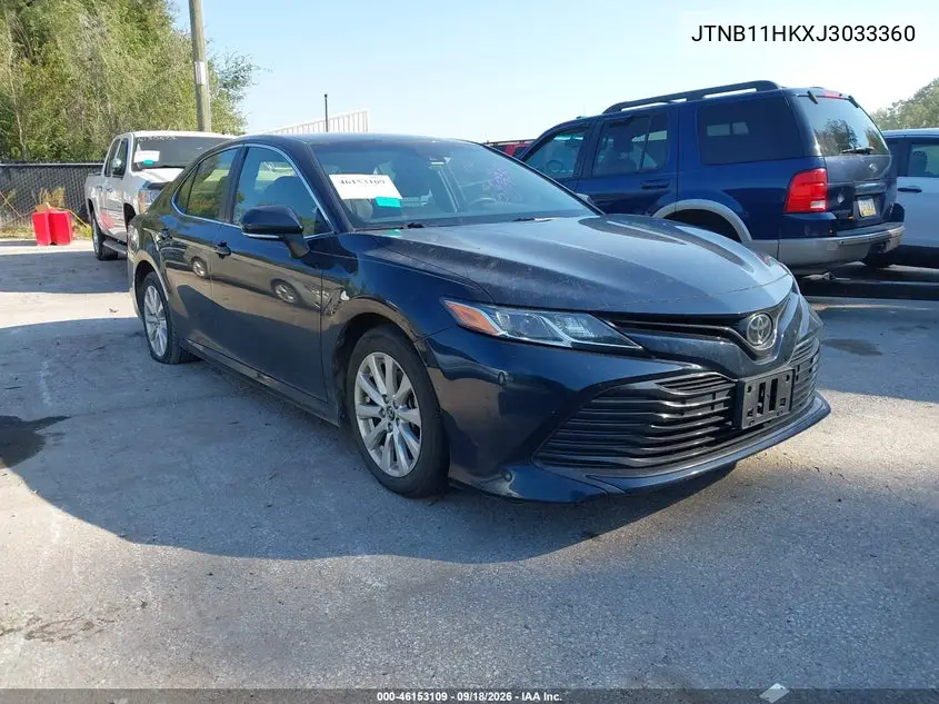 TOYOTA CAMRY 2018, VIN JTNB11HKXJ3033360
