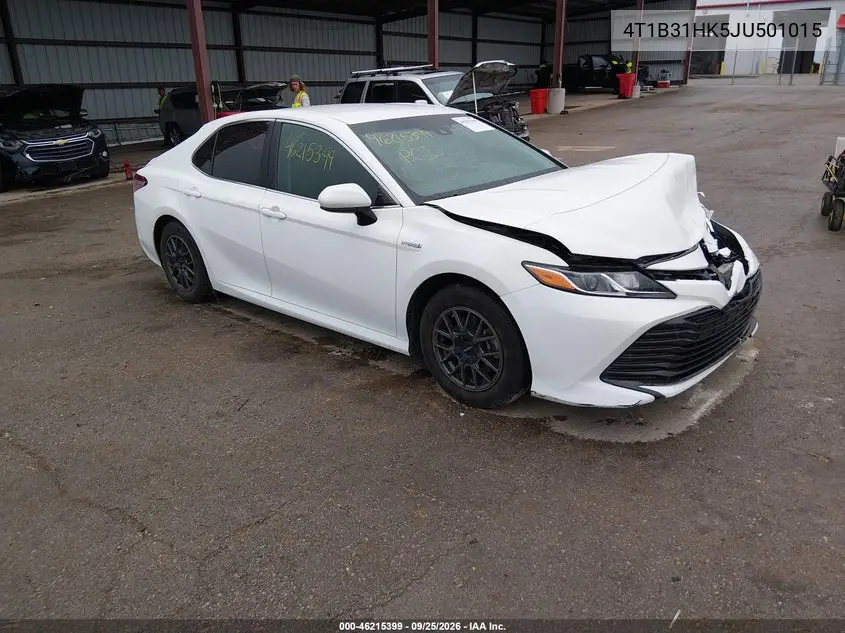TOYOTA CAMRY 2018, VIN 4T1B31HK5JU501015
