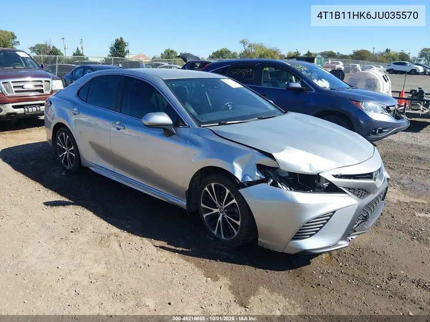 TOYOTA CAMRY 2018, VIN 4T1B11HK6JU035570