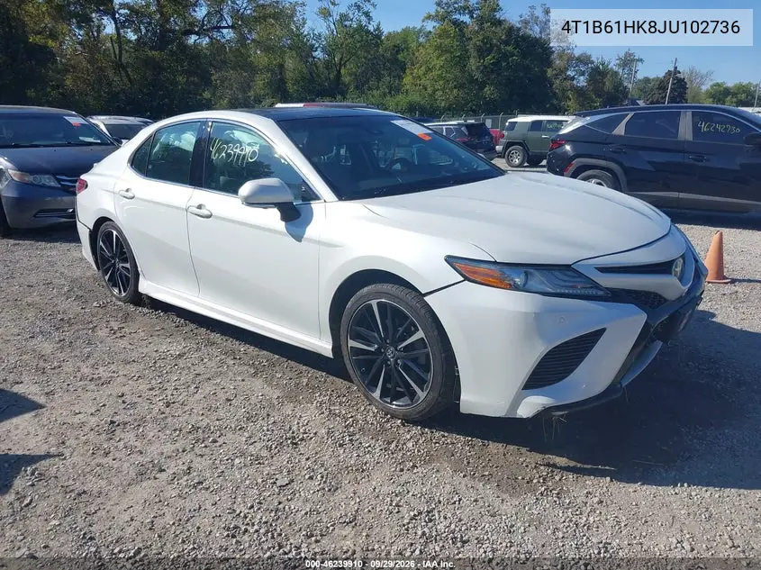 TOYOTA CAMRY 2018, VIN 4T1B61HK8JU102736