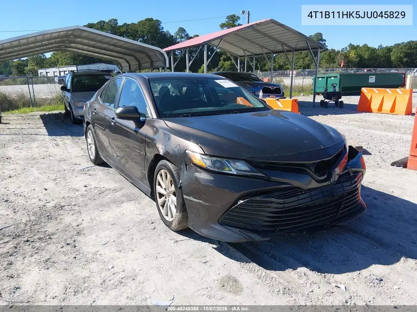 TOYOTA CAMRY 2018, VIN 4T1B11HK5JU045829