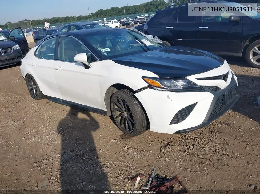 TOYOTA CAMRY 2018, VIN JTNB11HK1J3051911