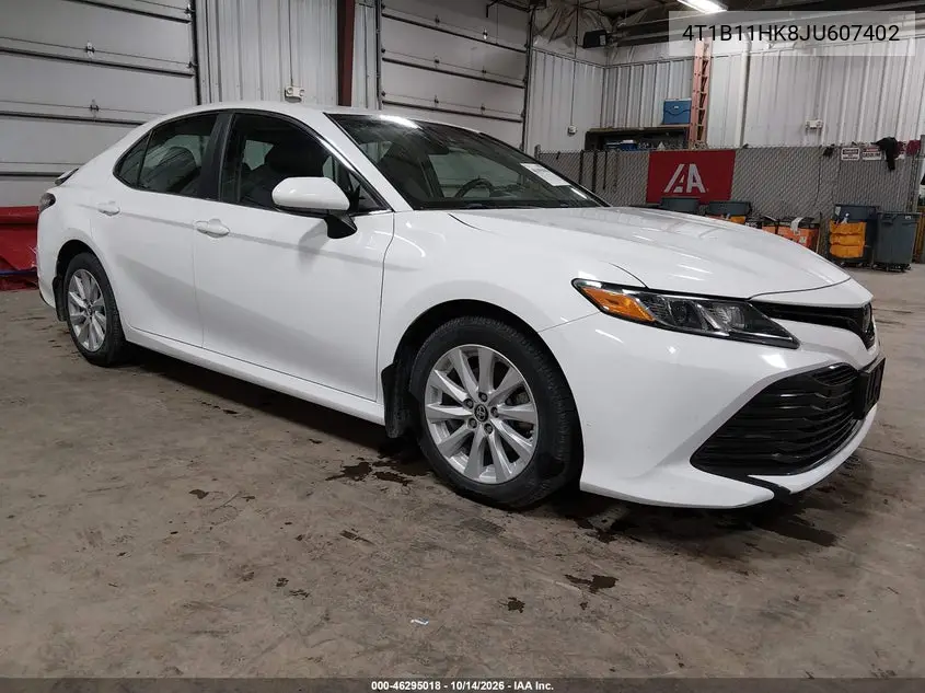 TOYOTA CAMRY 2018, VIN 4T1B11HK8JU607402