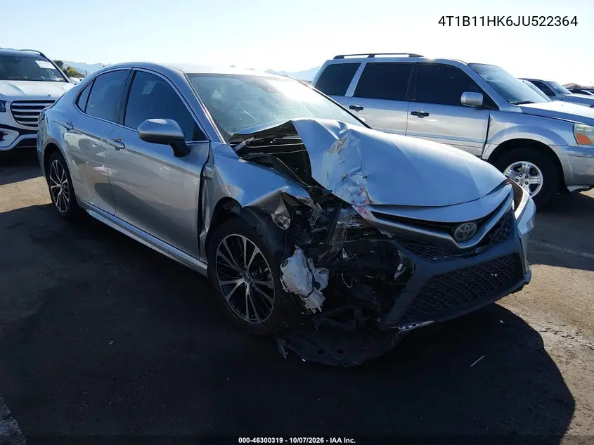 TOYOTA CAMRY 2018, VIN 4T1B11HK6JU522364