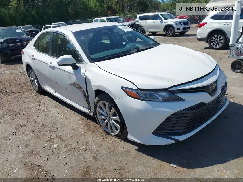 TOYOTA CAMRY 2018, VIN JTNB11HK7J3023840