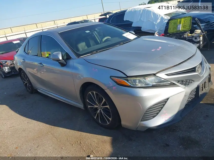 TOYOTA CAMRY 2018, VIN 4T1B11HK5JU583138