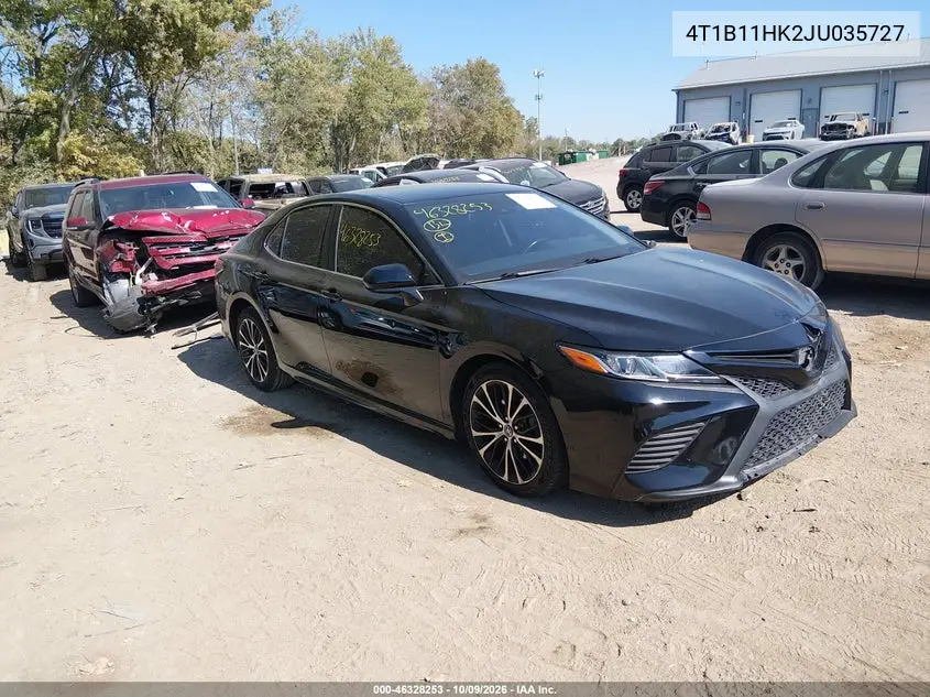 TOYOTA CAMRY 2018, VIN 4T1B11HK2JU035727