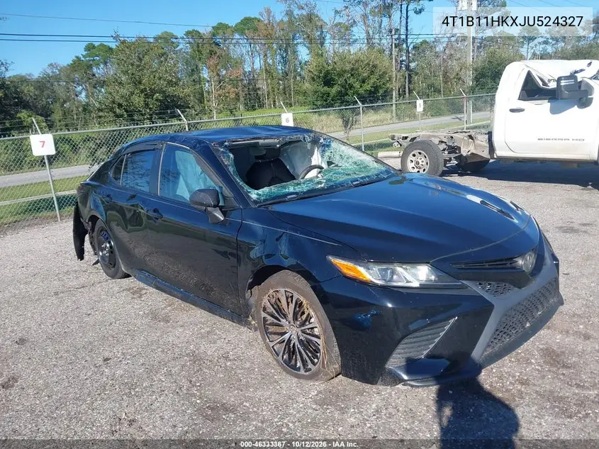 TOYOTA CAMRY 2018, VIN 4T1B11HKXJU524327