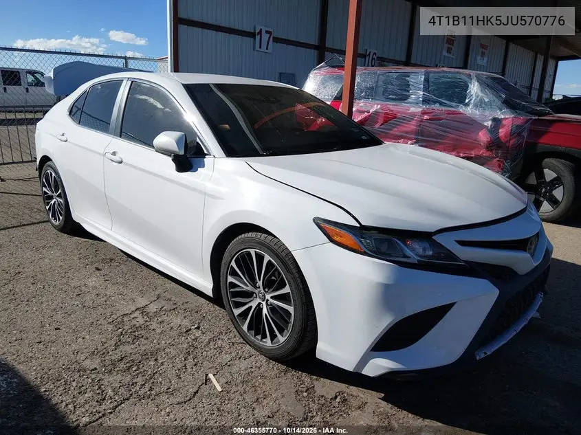 TOYOTA CAMRY 2018, VIN 4T1B11HK5JU570776