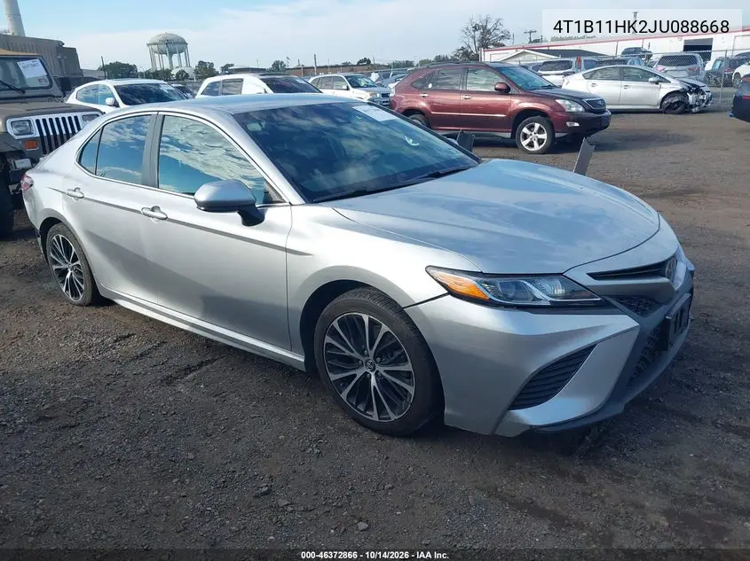 TOYOTA CAMRY 2018, VIN 4T1B11HK2JU088668