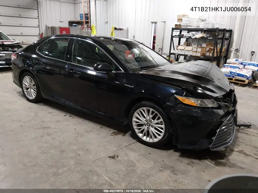 TOYOTA CAMRY 2018, VIN 4T1B21HK1JU006054