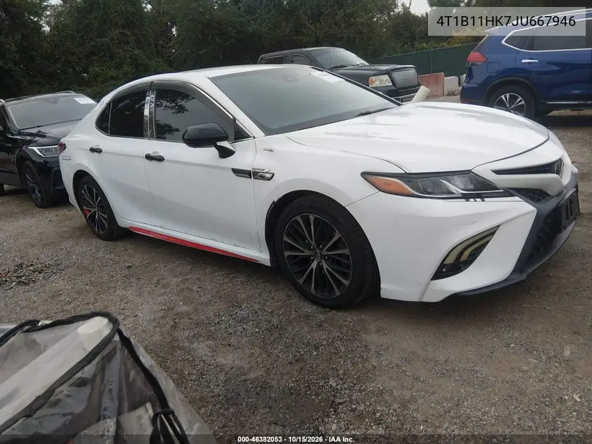 TOYOTA CAMRY 2018, VIN 4T1B11HK7JU667946