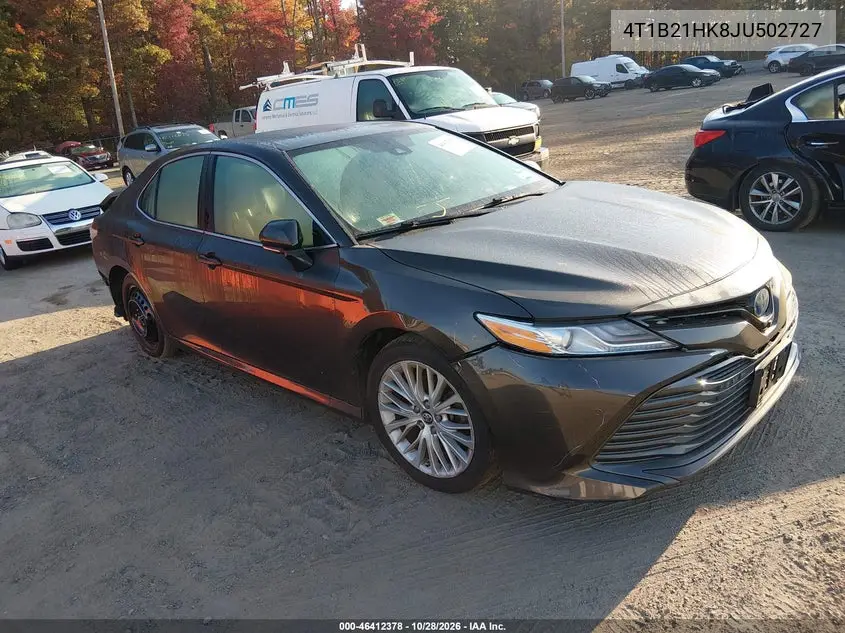 TOYOTA CAMRY 2018, VIN 4T1B21HK8JU502727
