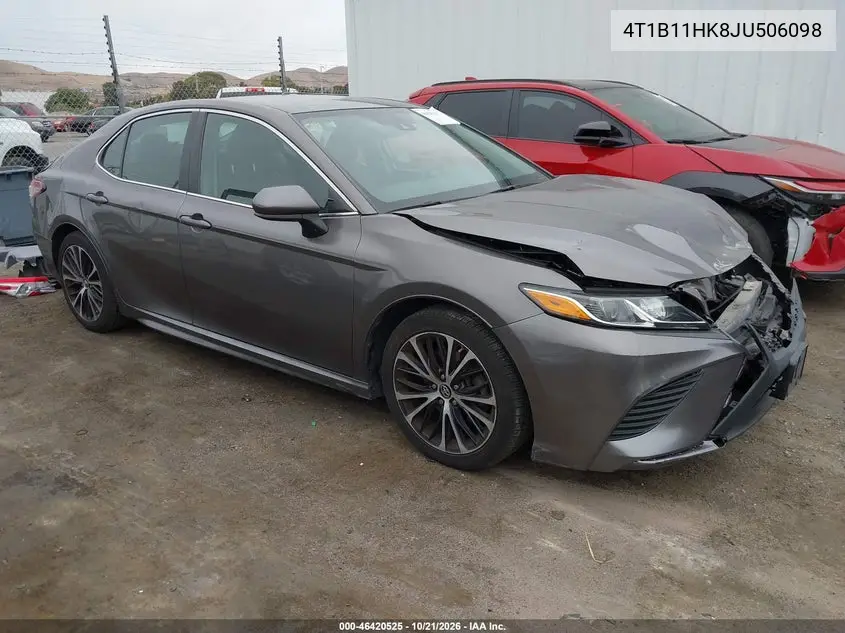 TOYOTA CAMRY 2018, VIN 4T1B11HK8JU506098