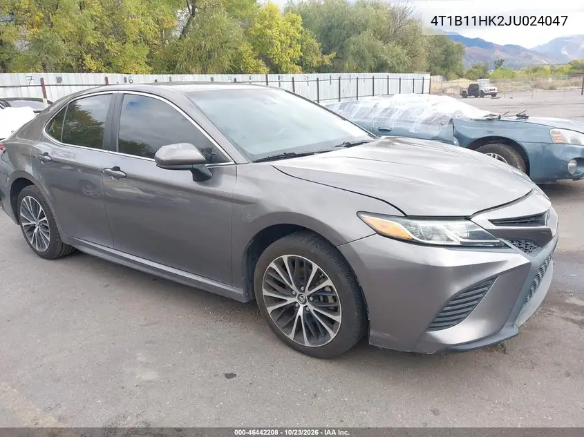 TOYOTA CAMRY 2018, VIN 4T1B11HK2JU024047