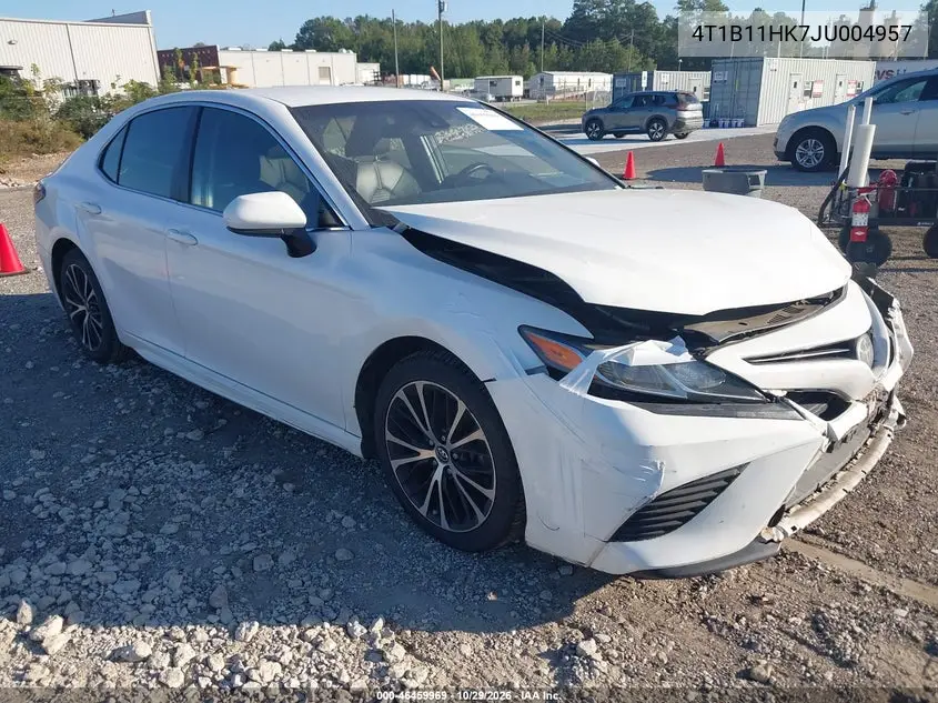 TOYOTA CAMRY 2018, VIN 4T1B11HK7JU004957