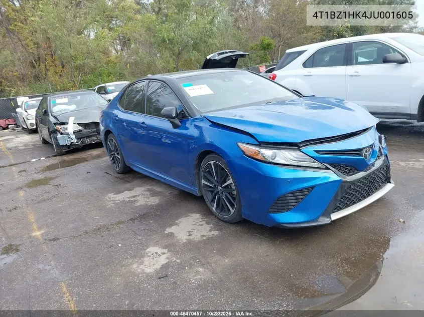 TOYOTA CAMRY 2018, VIN 4T1BZ1HK4JU001605