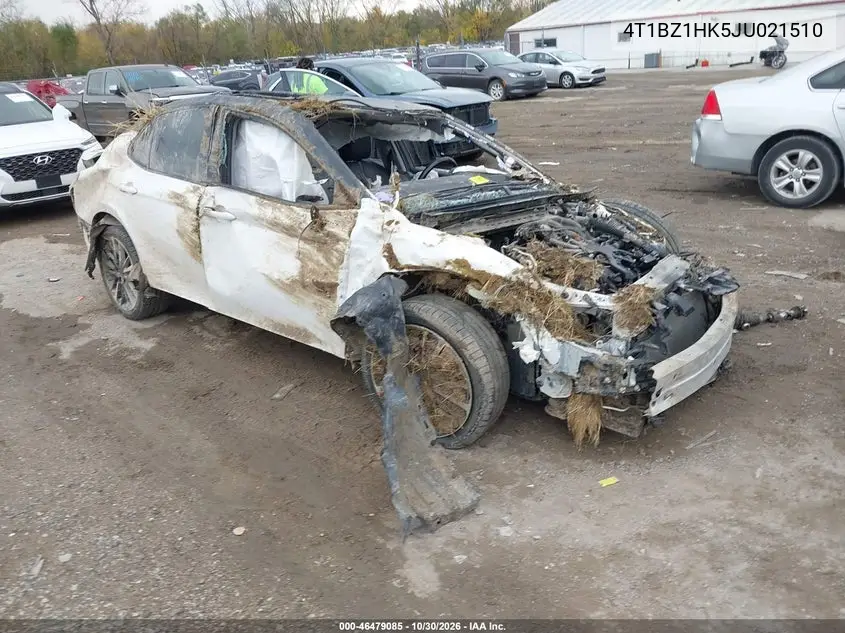 TOYOTA CAMRY 2018, VIN 4T1BZ1HK5JU021510