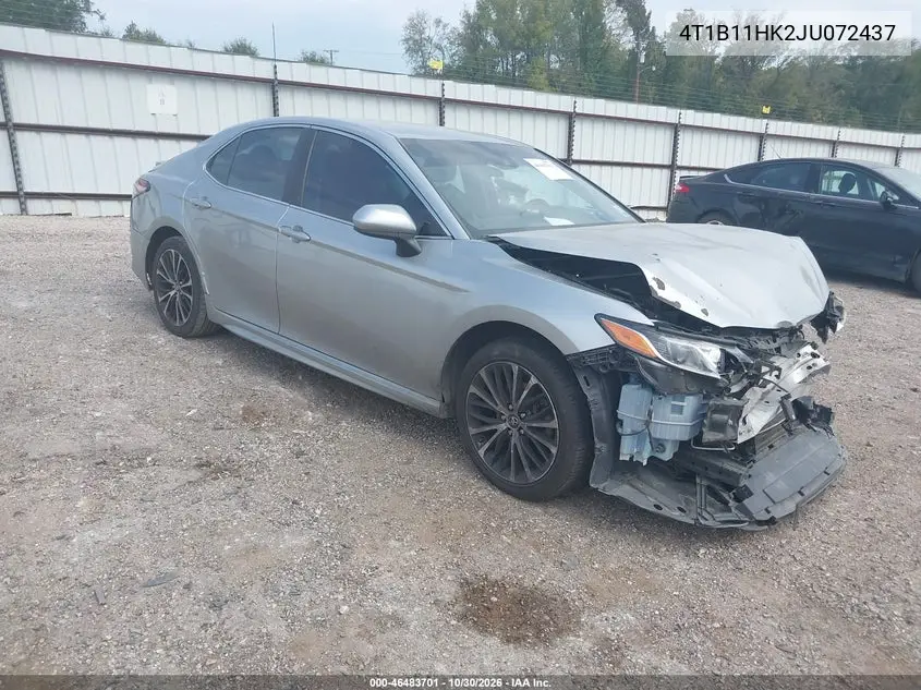 TOYOTA CAMRY 2018, VIN 4T1B11HK2JU072437