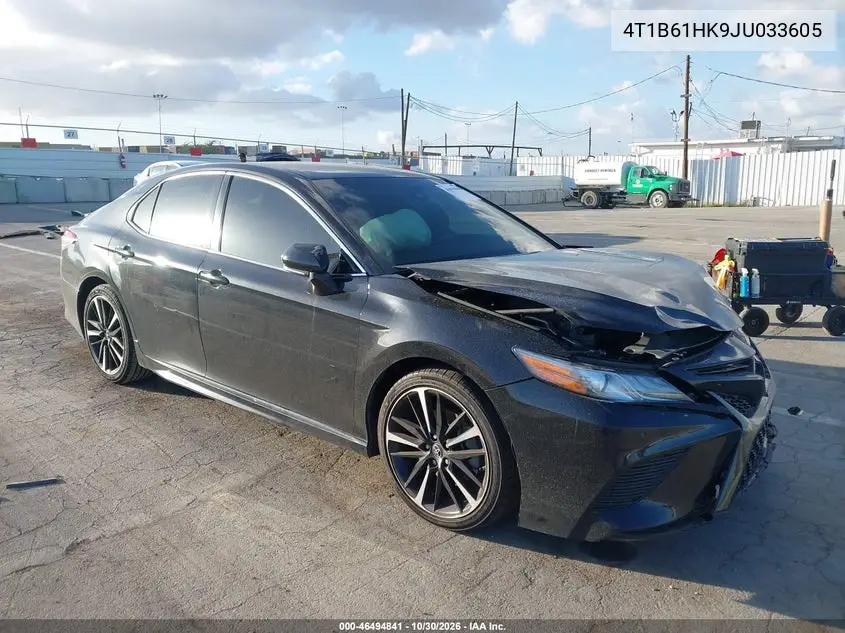 TOYOTA CAMRY 2018, VIN 4T1B61HK9JU033605