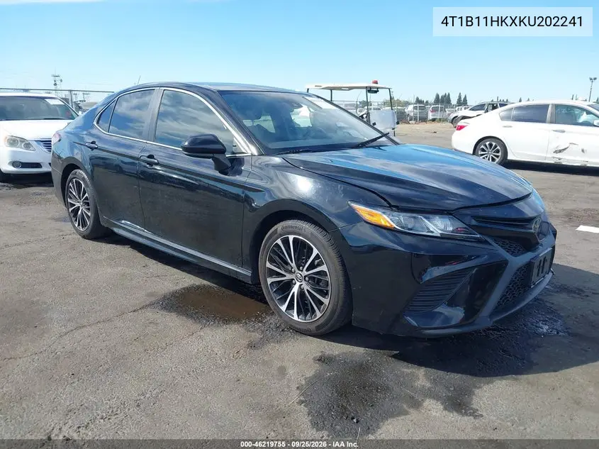 TOYOTA CAMRY 2019, VIN 4T1B11HKXKU202241