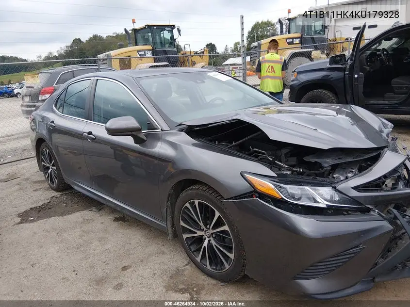TOYOTA CAMRY 2019, VIN 4T1B11HK4KU179328
