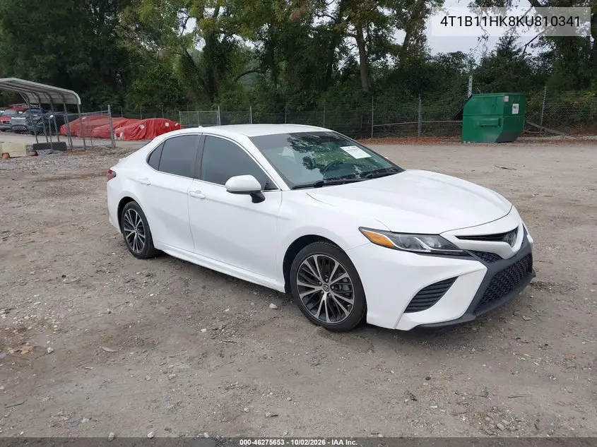 TOYOTA CAMRY 2019, VIN 4T1B11HK8KU810341