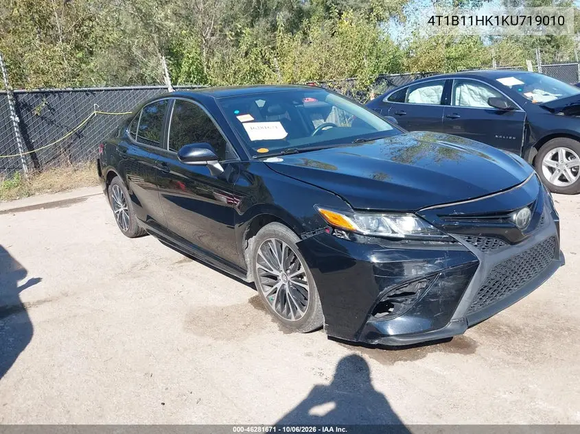 TOYOTA CAMRY 2019, VIN 4T1B11HK1KU719010