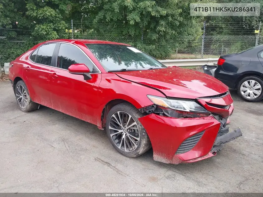 TOYOTA CAMRY 2019, VIN 4T1B11HK5KU286341