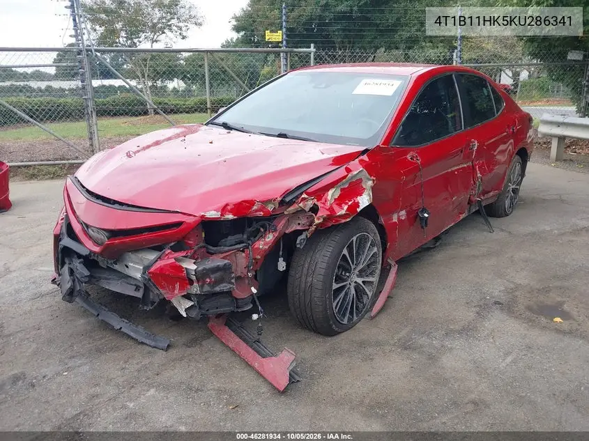 2019 TOYOTA CAMRY VIN 4T1B11HK5KU286341 — фото 2
